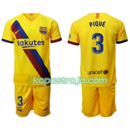 Billiga Fotbollströjor FC Barcelona Gerard Pique 3 Barn Borta tröja 2019/20 Kortärmad